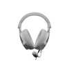 Cuffie con filo Genesis Toron 531 bianco con microfono, design on-ear leggero