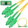 Patchcord Extralink SC/APC–SC/APC monomodale duplex G.657.A1 3 mm 5 m