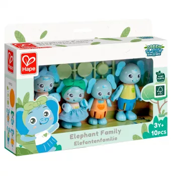 Hape famiglia di elefanti figura da gioco