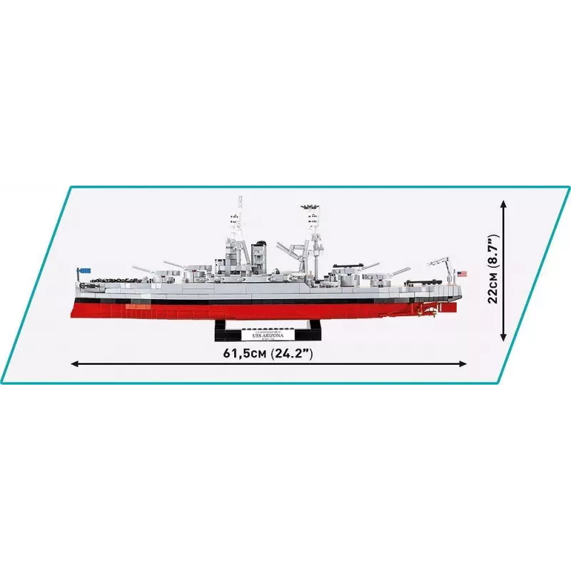 Mattoncini USS Arizona BB-39 2046 pezzi