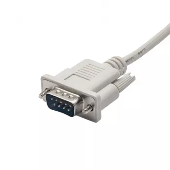 Cavo seriale RS-232 Akyga AK-CO-03, D-Sub 9 poli connettore maschio/connettore maschio, non incrociato, 2 m, bianco