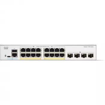 Switch managed Cisco Catalyst 1300-16P-4X 16 Port GE PoE 4x10GE SFP+