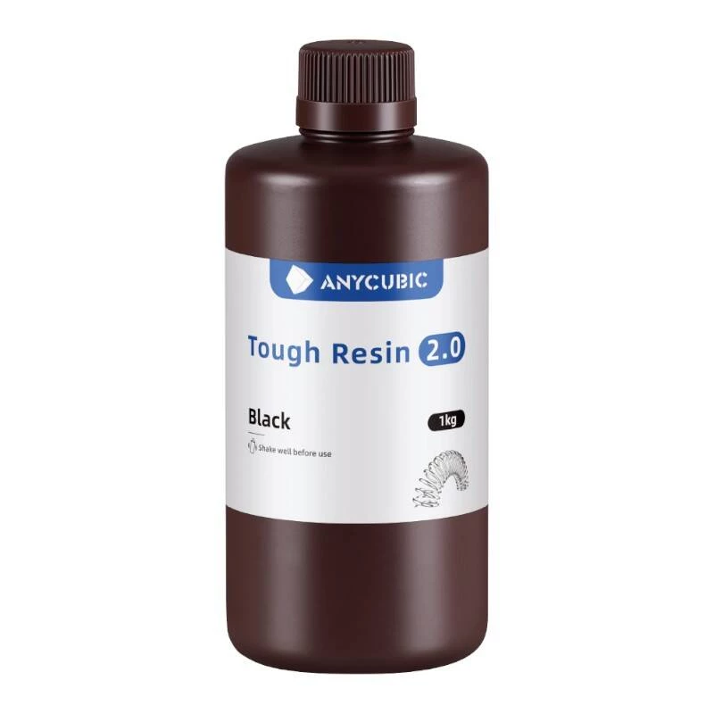 Resina fotopolimerica AnyCubic Tough Resin 2.0 nero 1 kg SRX2BK-101A