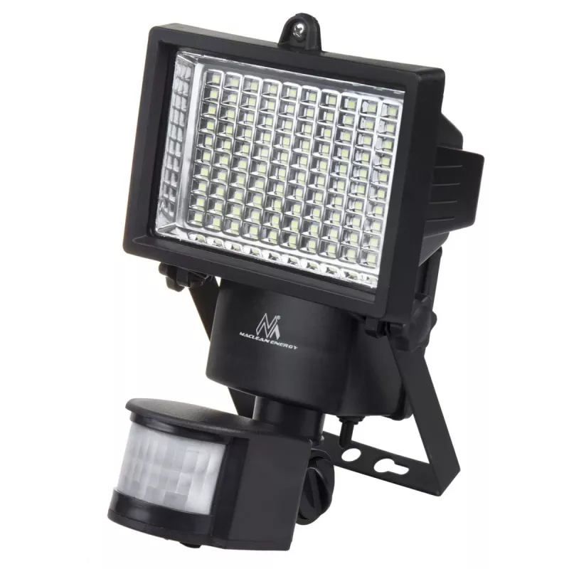 Maclean MCE442 Faretto LED solare con rilevatore di movimento lampada da parete crepuscolare IP44 6W 6000K