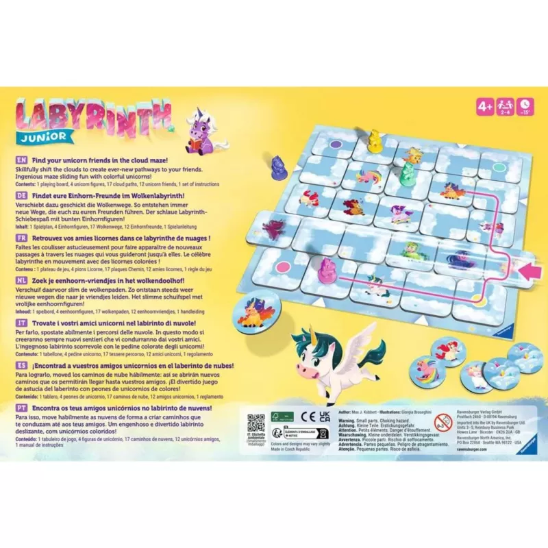 Gioco da tavolo Ravensburger 23046 — gioco di incastri per tutta la famiglia, durata 15 min., dai 4 anni