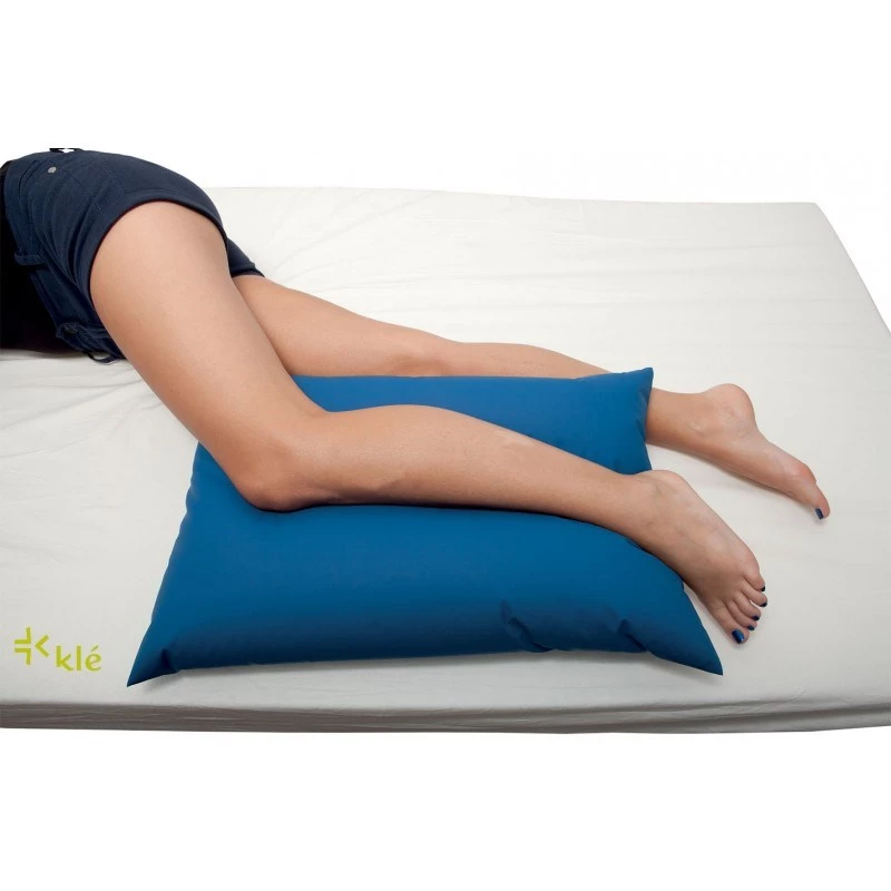 Cuscino per posizionamento nel sonno Aston KLASSIK D supporto gambe ergonomico regolabile 530×350 mm schiuma blu