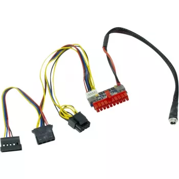 Inter-Tech 88882193 - ATX (20 pin) - SATA 15 pin + Molex (4 pin) - dritto - dritto - multicolore - 35 mm (88882193)