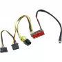 Inter-Tech 88882193 - ATX (20 pin) - SATA 15 pin + Molex (4 pin) - dritto - dritto - multicolore - 35 mm (88882193)