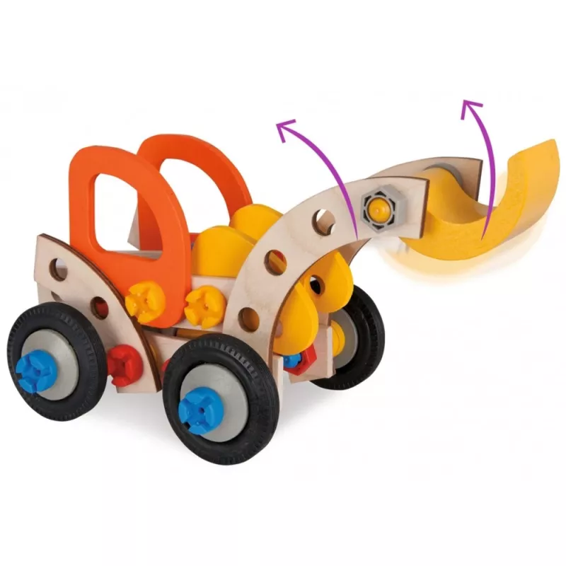 Costruzioni, escavatore, kit 90 pezzi