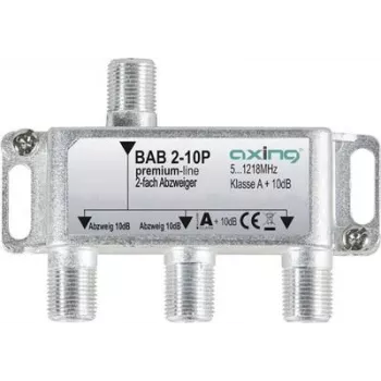BAB 2-10P - splitter SAT a derivazione 2 vie 10 dB (BAB 2-10P)