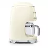 Smeg 50's Style DCF02CREU macchina per caffè 1,25 litri crema