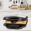 Sandwich maker Clatronic ST 3778 750 W nero, acciaio inox
