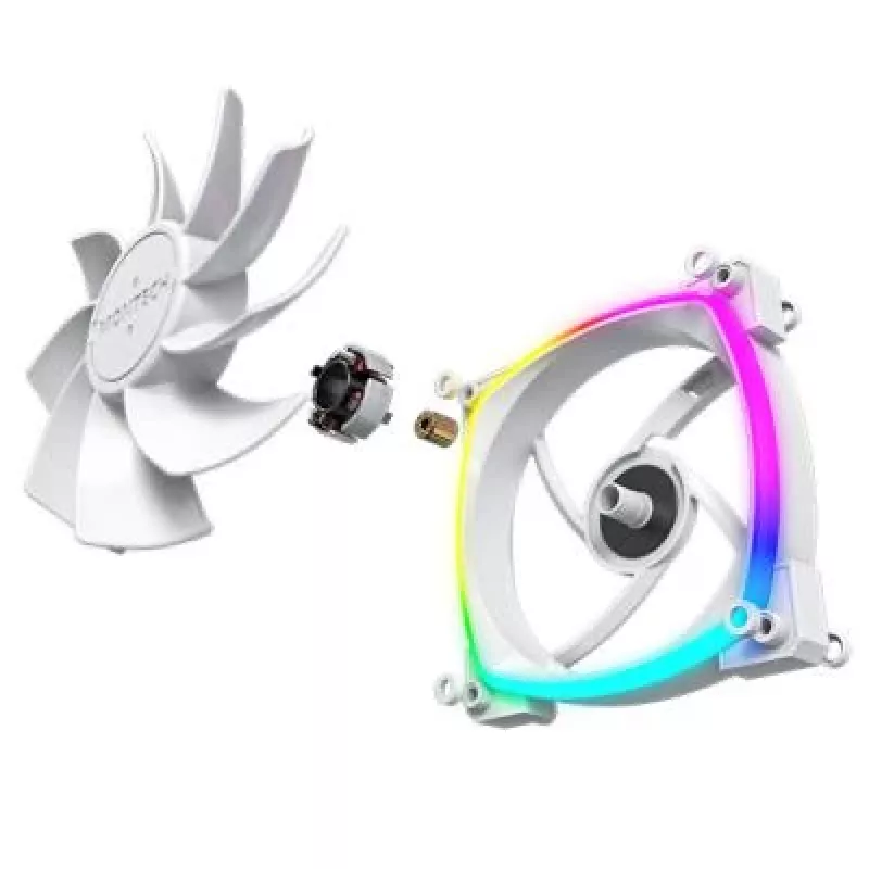 Montech RX120 PWM ventola per case PC 12 cm bianco 3 pz.
