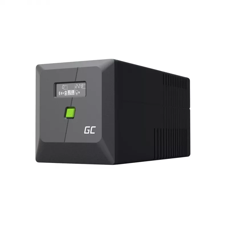 Gruppo di continuità Green Cell UPSLP480 0,75 kVA (480 W) 4 uscite AC, 2×12 V 7 Ah VRLA, tower, AVR