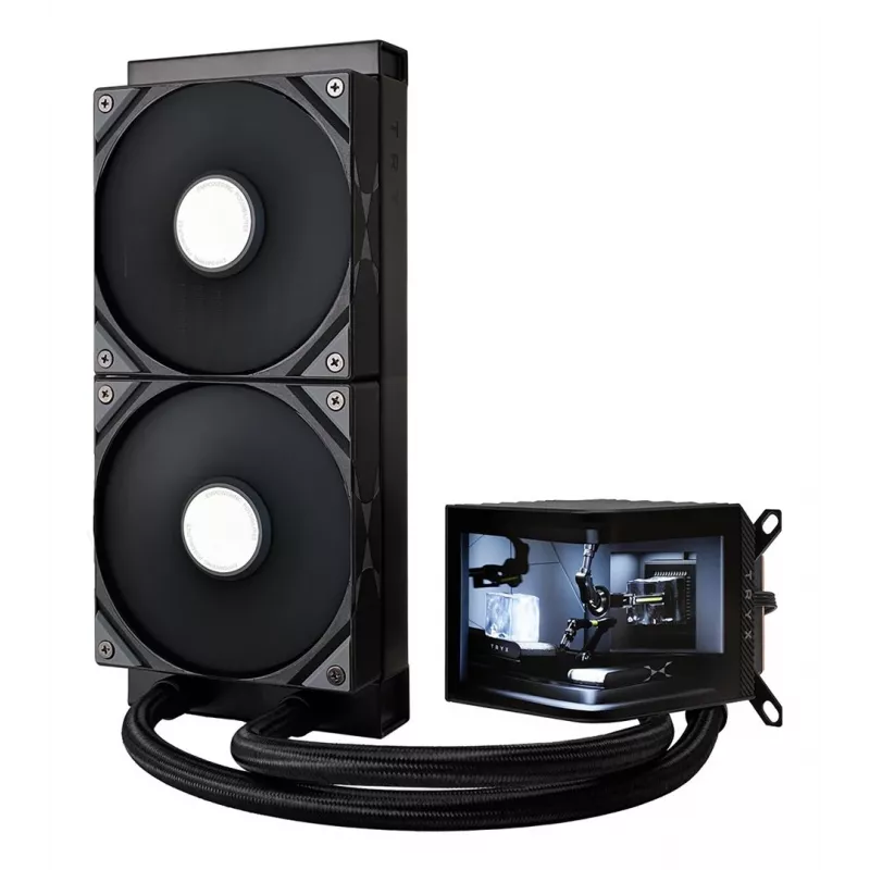TRYX PANORAMA 240 kit raffreddamento a liquido processore 12 cm nero 1 pz.