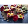 Staub Mini Cocotte rotonda, 4 pezzi - 200 ml, rosso