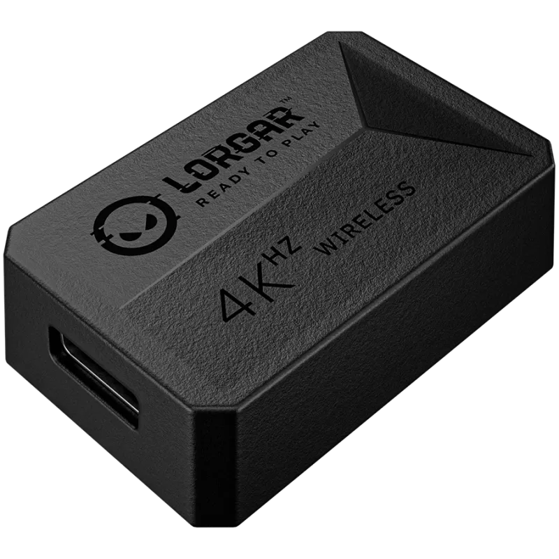 LORGAR MSE90W, lega di magnesio mouse da gaming wireless Elite, nero
