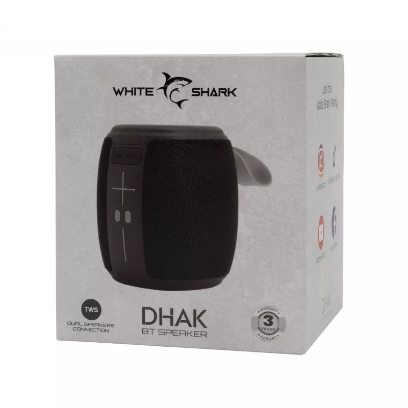 Altoparlante portatile White Shark GBT-888 Dhak nero