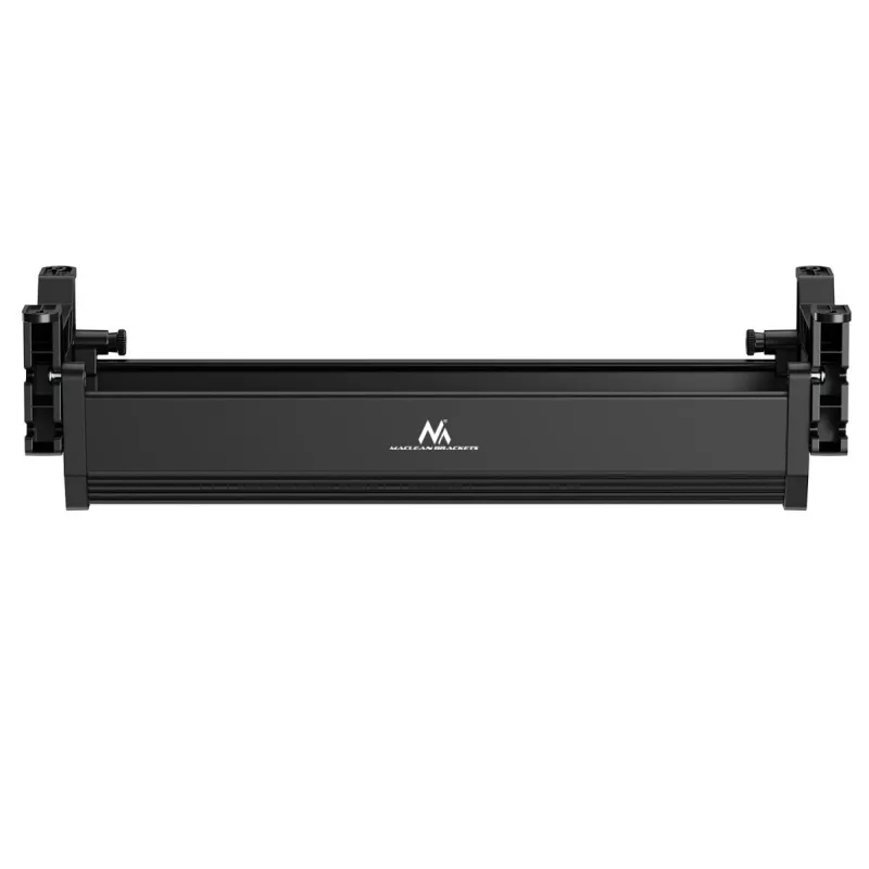 Canalina portacavi sottoscrivania MACLEAN MC-106B — nero, ABS, carico massimo 5 kg