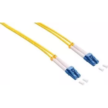 LogiLink - Patch cable - LC monomodale (M) a LC monomodale (M) - 10 m - fibra ottica - duplex - 9/125 micrometri - OS1/OS2 - senza alogeni - giallo
