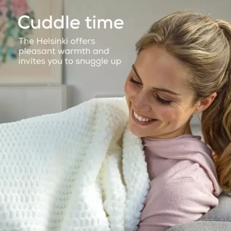 Beurer HD 82 Helsinki Coperta termica da sovrapposizione, 130 x 180 cm, bianco