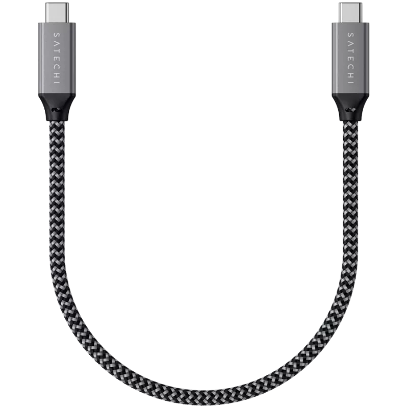 Cavo USB Satechi ST-U4C25M USB4 Gen 3x2 0,25 m nero grigio