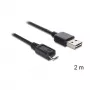 Cavo USB DeLOCK EASY-USB 2.0-A Micro-B 2 m