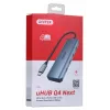 UNITEK uHUB Q4 hub USB Type-C 5000 Mbit/s grigio