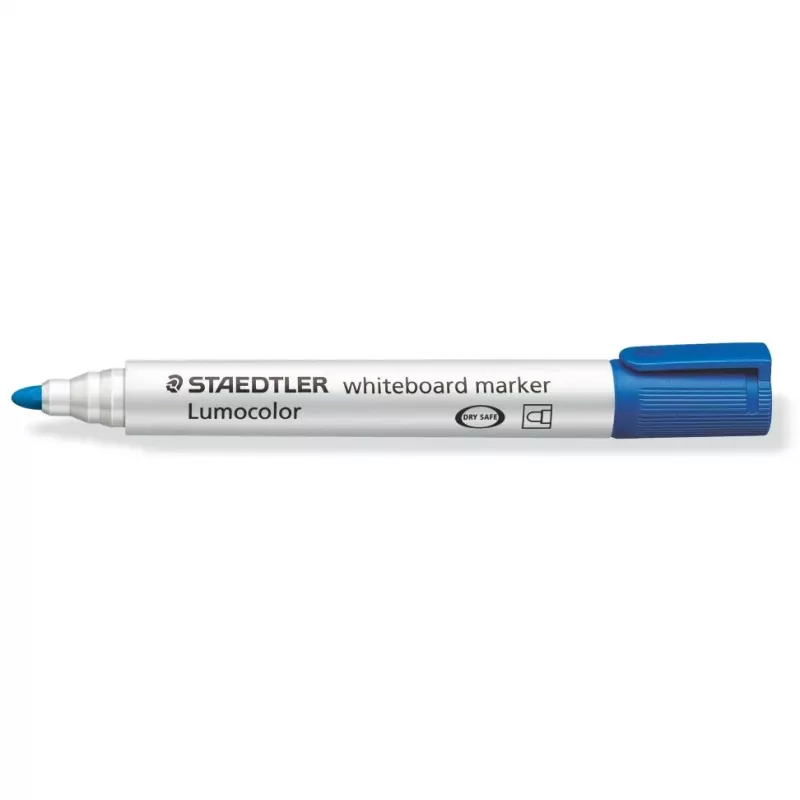 Pennarello Staedtler Lumocolor 351 WP4 punta bullet nero blu verde rosso