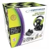 Esperanza EG104 High Octane volante con pedali, PC/PS3/Xbox 360, nero/verde