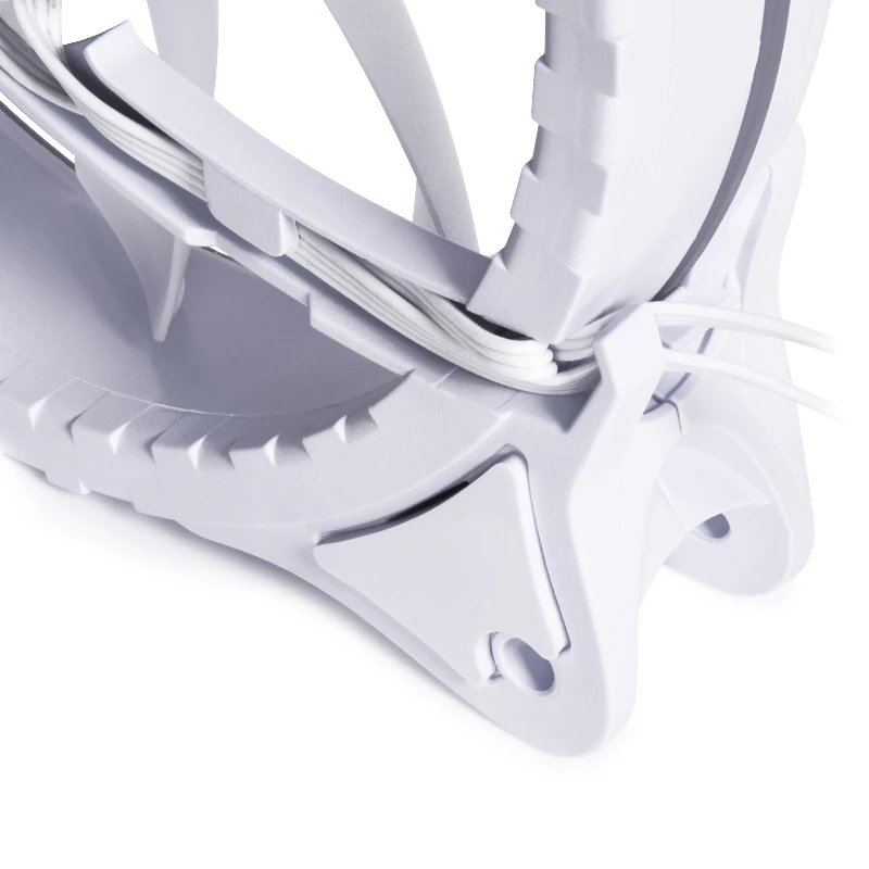 Alphacool Rise Aurora 24850 ventola per case PWM da 120 mm, 120x120x25 mm, bianco