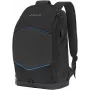 Zaino per notebook Tellur TLL611282 con porta USB e striscia illuminata, nero