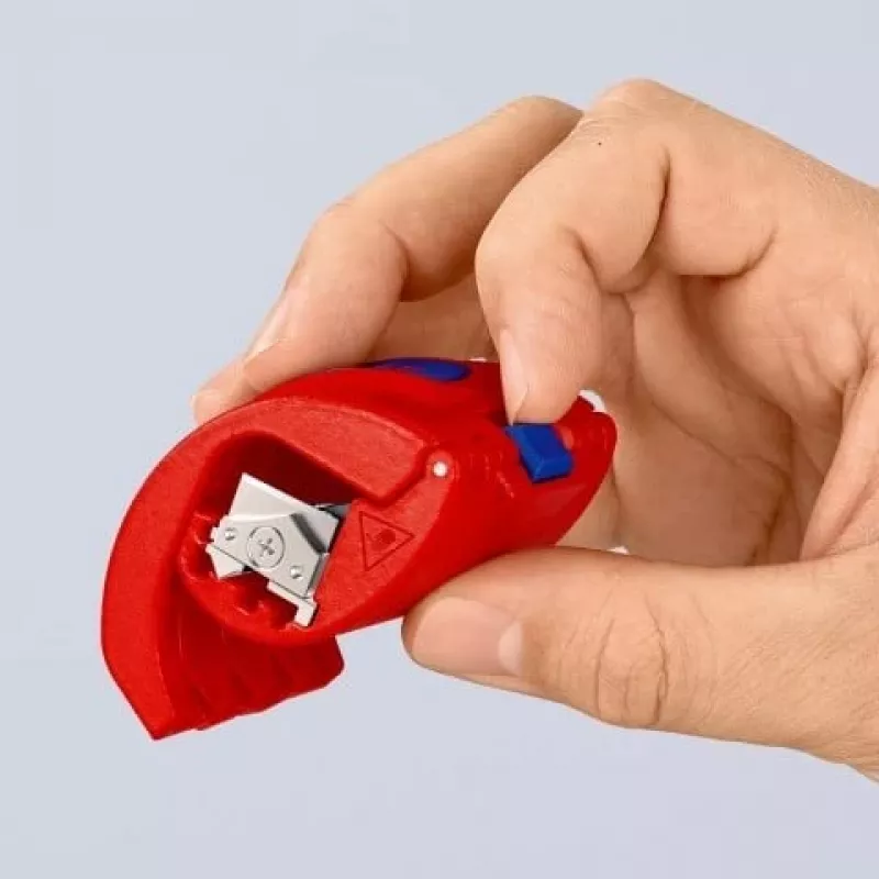 KNIPEX tagliatubi manuale per PVC e manicotti di tenuta