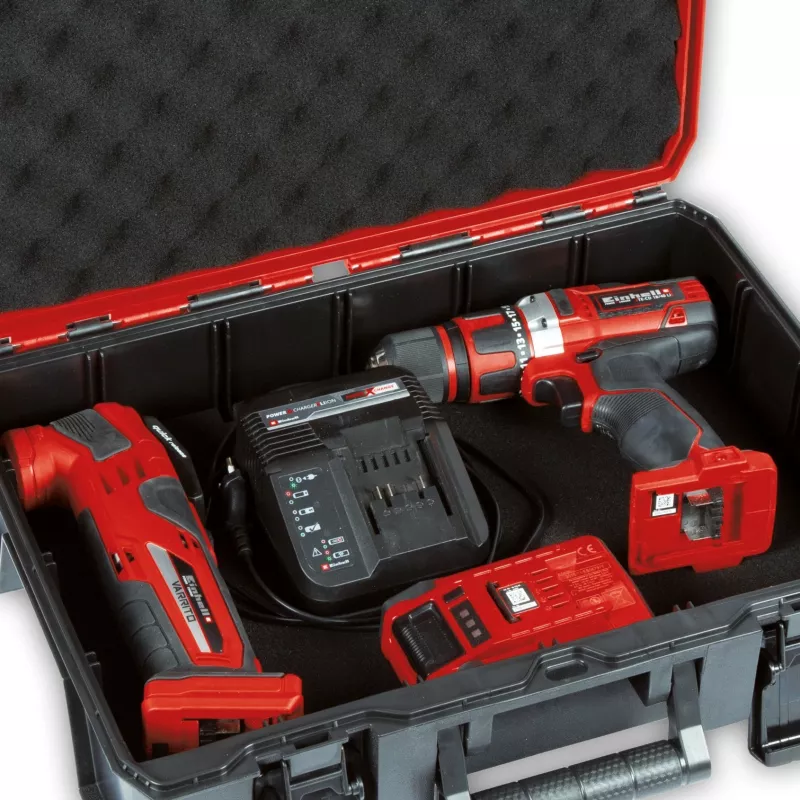 Valigetta portautensili Einhell E-Case S-F nero rosso