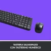 Logitech Wireless Combo MK220 - Set tastiera e mouse - wireless - 2,4 GHz - italiano - grigio scuro (920-003721)