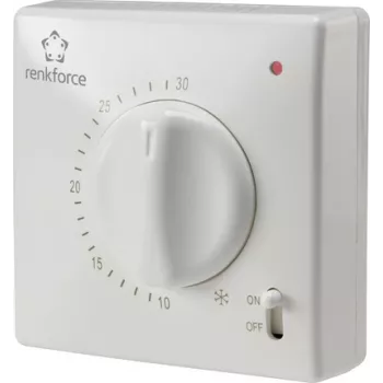 Termostato ambiente Renkforce TR-93 programmabile, intervallo di temperatura 5–30°C