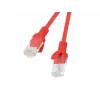 Lanberg PCU5-20CC-0100-R Cavo patch Cat.5e UTP, 1 m, Rosso, confezione da 10
