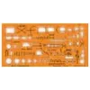 STANDARDGRAPH maschera per disegno segni tattici NATO 8355 arancione (8355)
