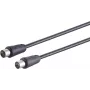 Cavo coassiale S/CONN 80028-128S 10 m IEC nero