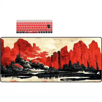 Tastiera gaming meccanica Sharkoon SKILLER SGK50 S3 rossa/nera con illuminazione RGB