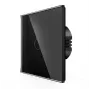 Interruttore touch singolo Spring modello 0 vetro nero