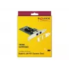 Scheda PCIe Delock 2x Gigabit LAN adattatore di rete