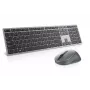 Set tastiera e mouse wireless Dell KM7321W titanio grigio con batterie incluse