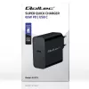 Caricabatterie QOLTEC Super Quick PD 65W USB‑C Power Delivery 5–20V, 1x USB‑C, USB PD 3.0, connettore maschio Type-C, 65 W
