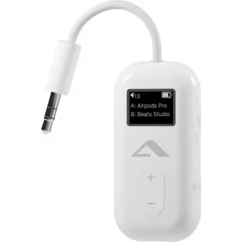 Trasmettitore audio Bluetooth ALOGIC ABTTX1-WH con jack 3,5 mm, bassa latenza