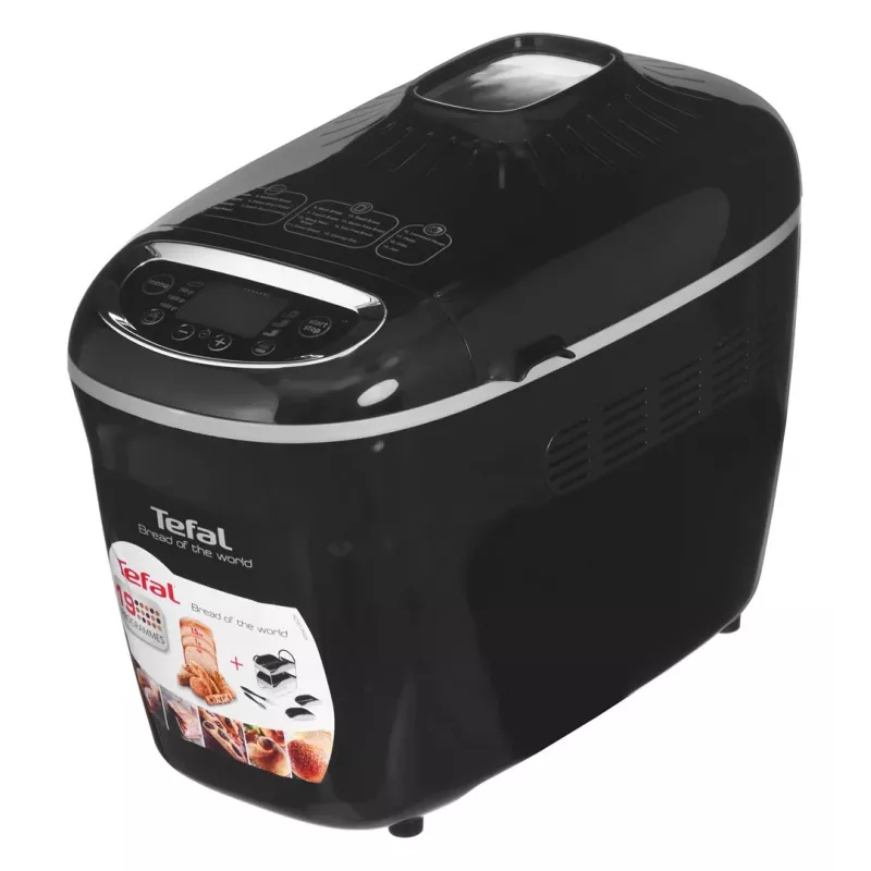 Macchina per il pane Tefal PF611838 — 1600 W, capacità 1,5 kg, 19 programmi, comandi touch, nero