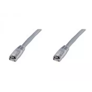 Cavo di rete Digitus CAT 5e SF/UTP cavo patch RJ-45 Cat5e 10m grigio