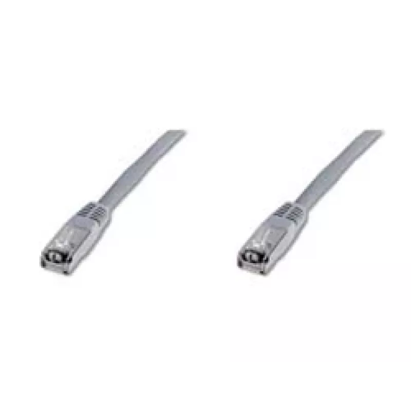 Cavo di rete Digitus CAT 5e SF/UTP cavo patch RJ-45 Cat5e 10m grigio