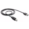 Cavo USB DeLOCK 1 m USB 2.0 A - B m/m nero