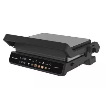 Griglia elettrica 2-in-1 Taurus Asteria Digital — 2000 W, termostato regolabile, antiaderente, vaschetta raccogligocce rimovibile